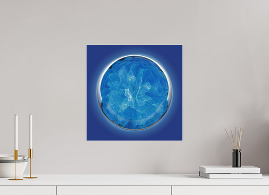 Glacier Blossom: Frozen Elegance || Acrylic Print, Wall Art, Fine Art Print, Pigment Print, Modern Art, Abstract Art, Digital Art, 3D Rendering, Corporate Art, Modern Design, Art For Offices, Investment Art